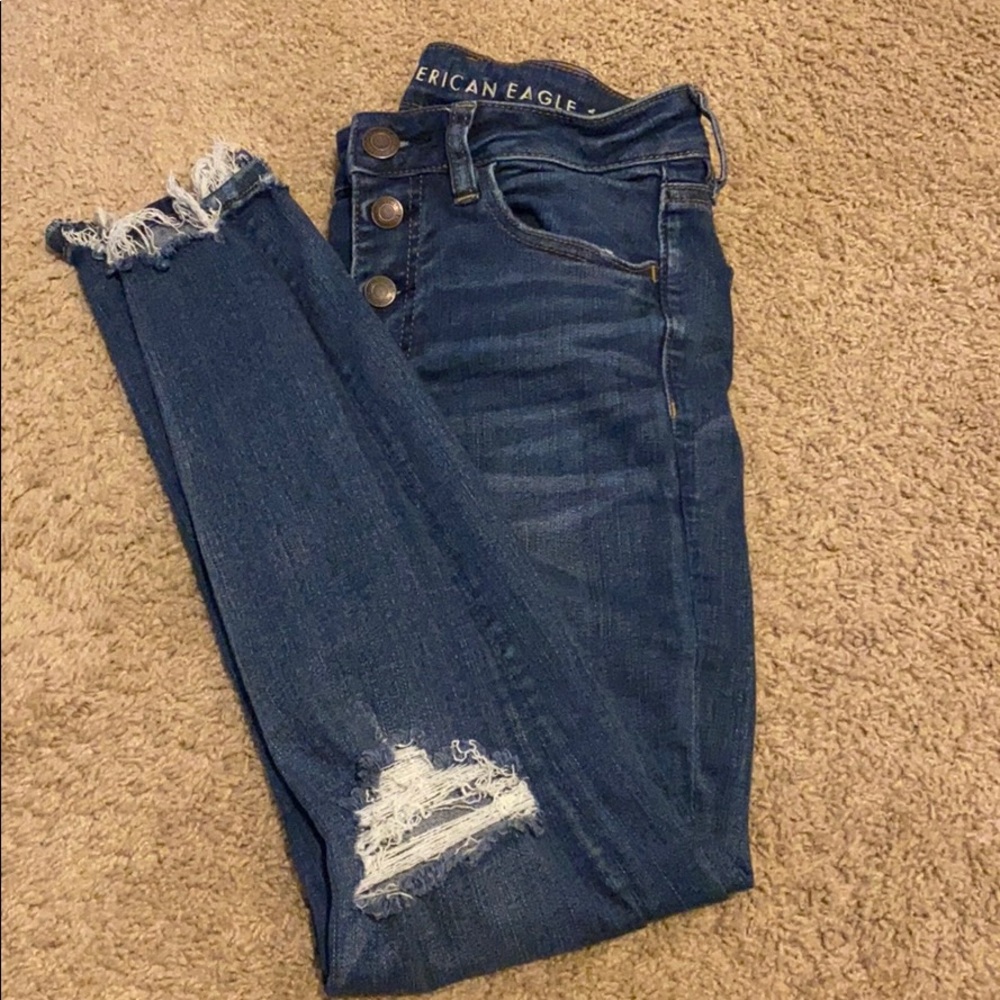 American Eagle Hi-Rise Skinny Jeans
